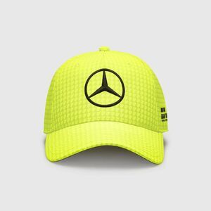 Lewis Hamilton 2023 MercedesAMG Team Driver Cap Neon yellow(Official Product) F1